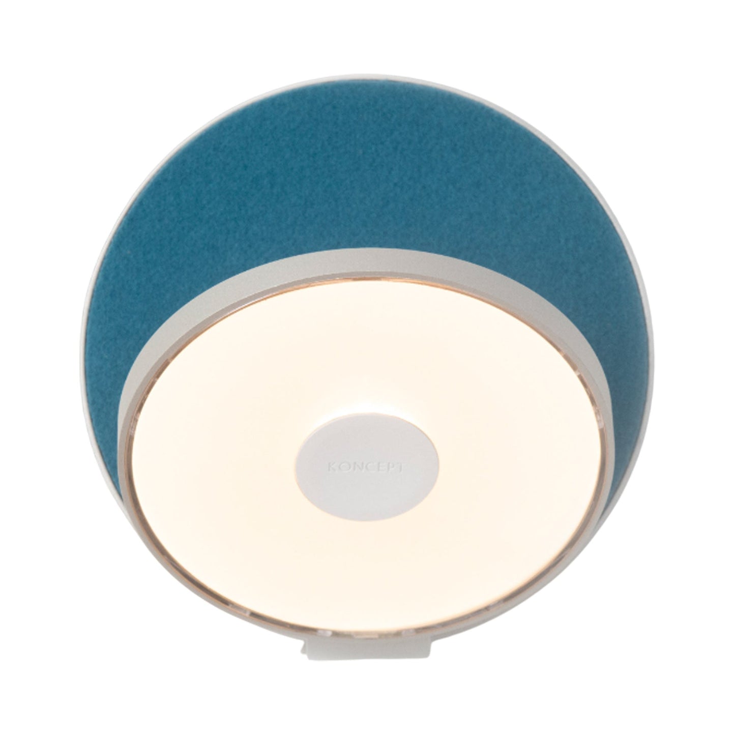 Gravy Hardwire LED Wall Light in Silver/Azure.