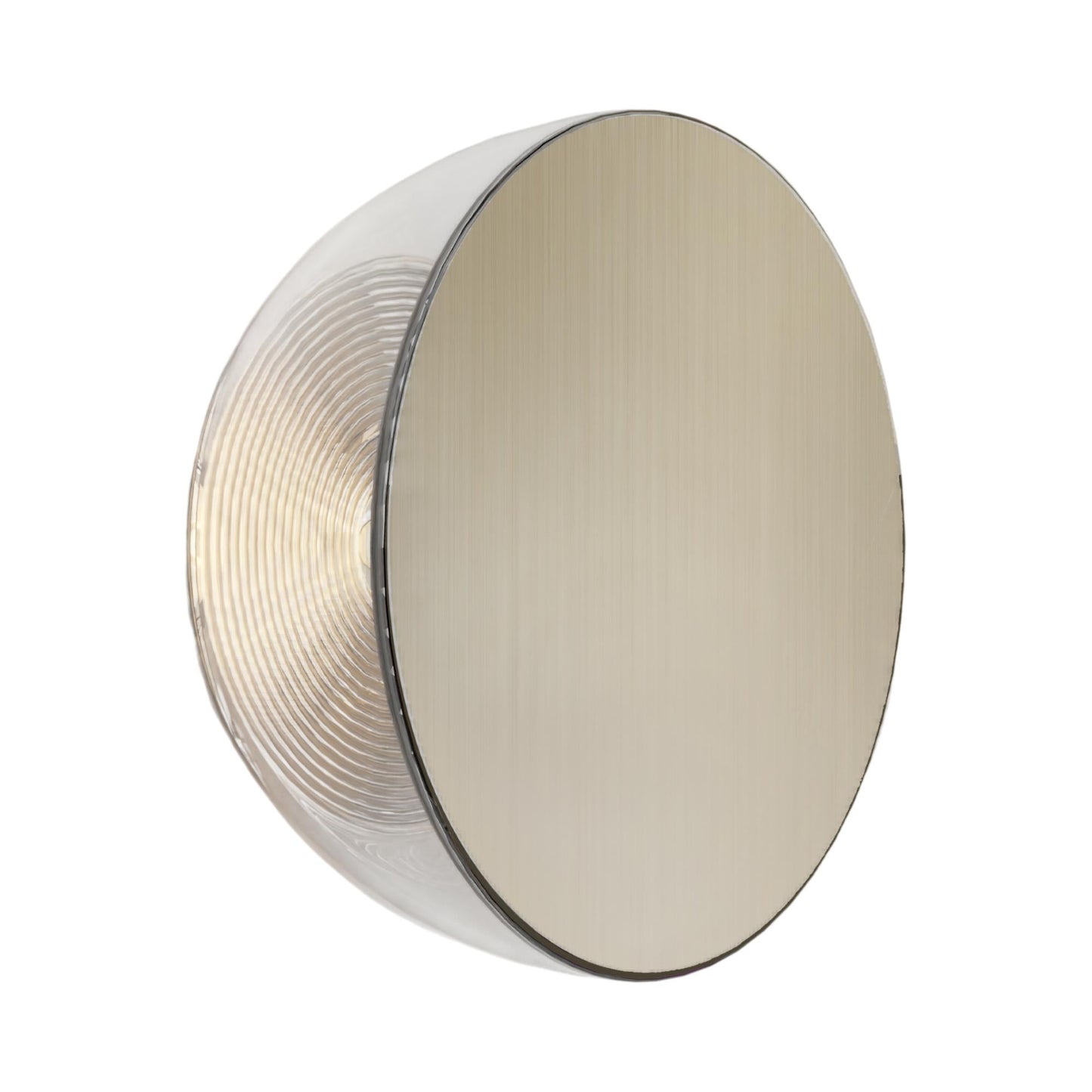 Ramen Mini LED Wall Light in Brushed Nickel.