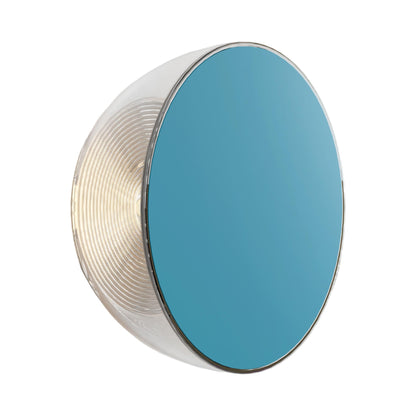 Ramen Mini LED Wall Light in Matte Blue.
