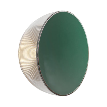 Ramen Mini LED Wall Light in Matte Green.