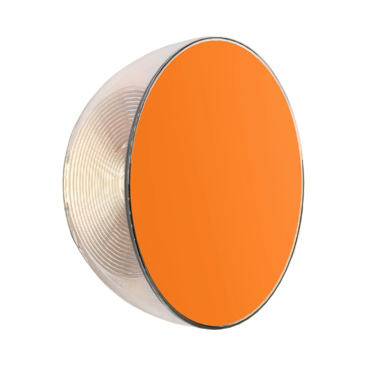 Ramen Mini LED Wall Light in Matte Orange.
