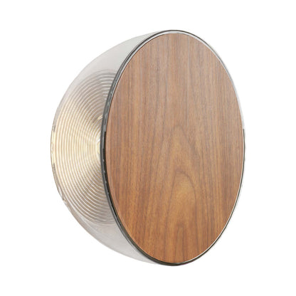 Ramen Mini LED Wall Light in Oiled Walnut.