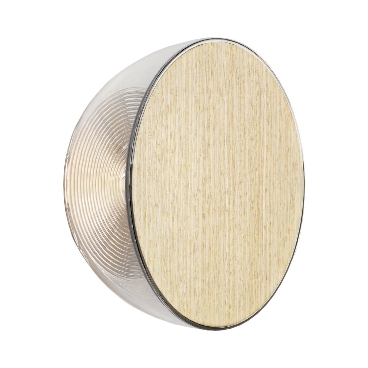 Ramen Mini LED Wall Light in White Oak.