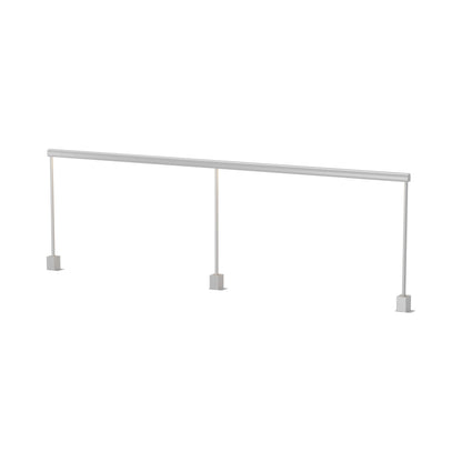 Sobre LED Desk Clamp Task Light in Silver (36-Inch + 36-Inch/No Control Unit).