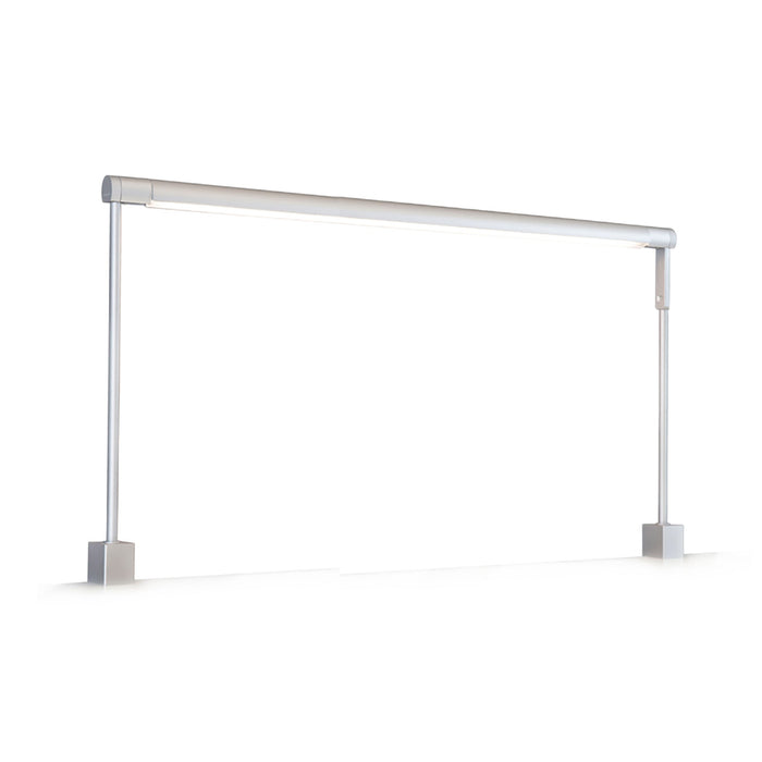 Sobre LED Task Light - Desk Clamp in Silver/1 Lightbar(46-Inch)
