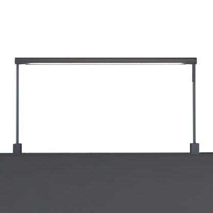 Sobre LED Task Light - Thru Table in Metallic Black/2 Lightbars(46-Inch).