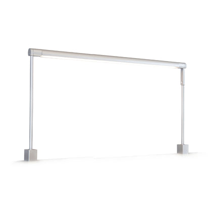 Sobre LED Task Light - Thru Table in Silver/2 Lightbars(46-Inch).