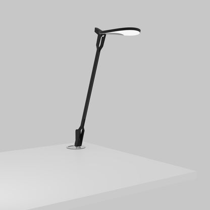 Splitty Pro LED Desk Lamp in Matte Black (Grommet Mount).