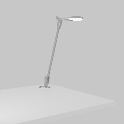 Splitty Pro LED Desk Lamp in Silver (Grommet Mount).