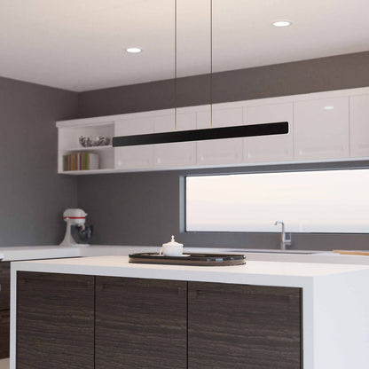 Sub LED Linear Pendant Light in kitchen.