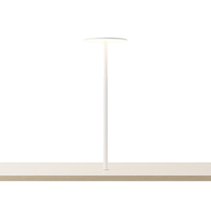 Yurei LED Co-Working Lamp in Matte White/No Shade.