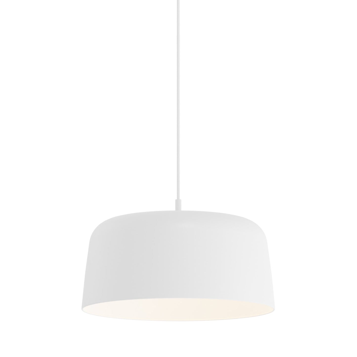 Yurei LED Pendant Light in Matte White/Matte White/Metal.