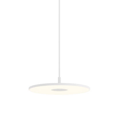 Yurei LED Pendant Light in Matte White/No Shade.