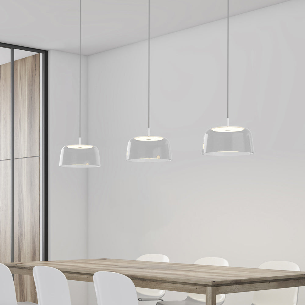 Yurei LED Pendant Light in dining room.