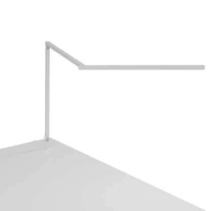 Z-Bar Gen 4 LED Desk Lamp in Matte White (Through-Table Mount).