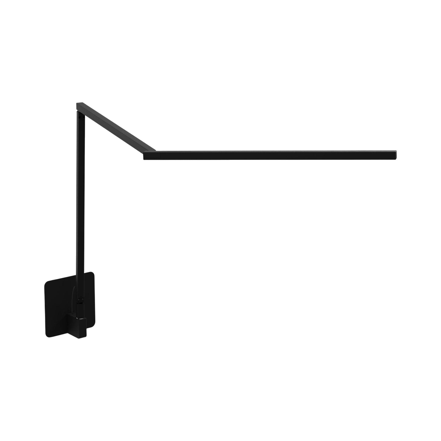 Z-Bar Gen 4 LED Desk Lamp in Matte Black (Hardwire Wall Mount).