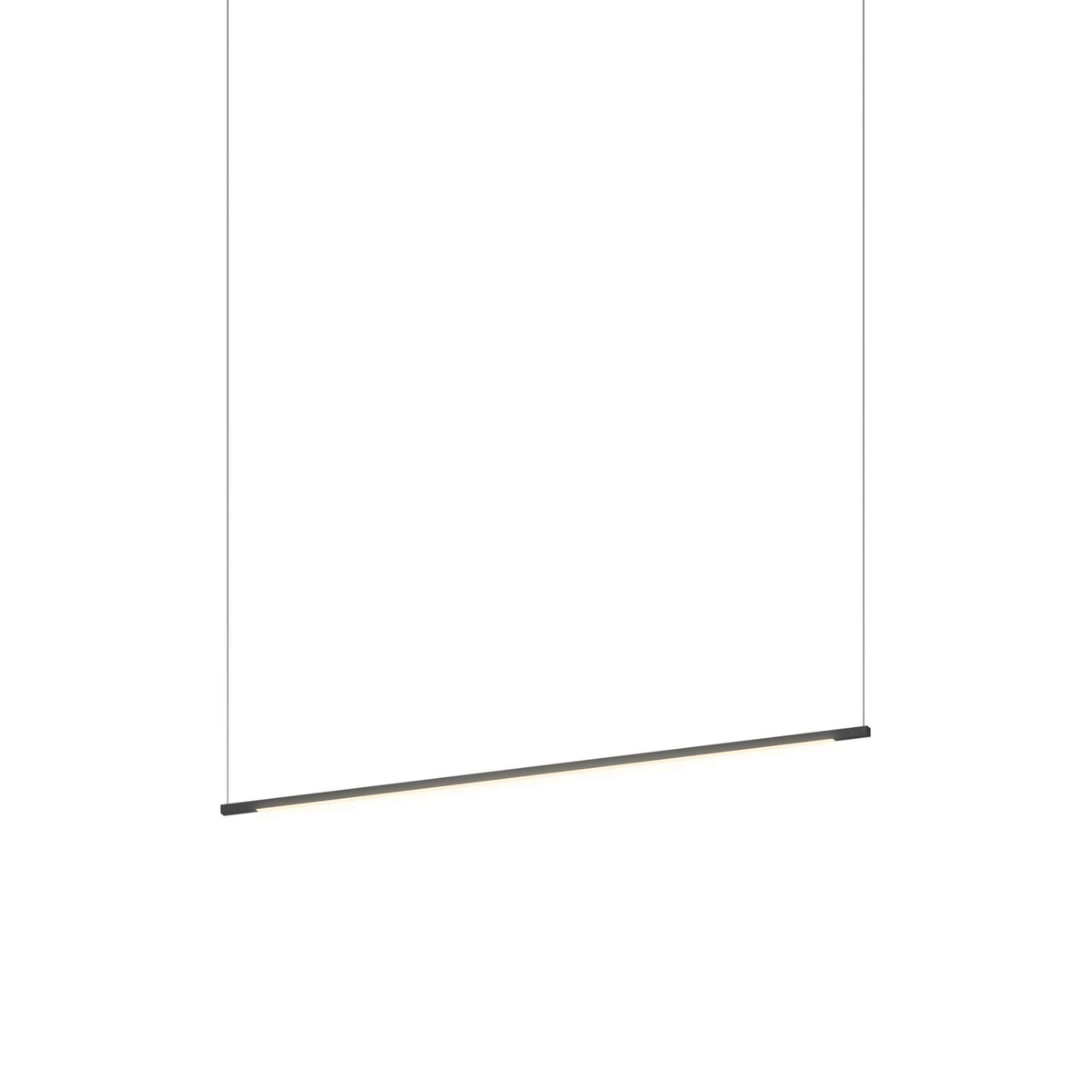 Z-Bar Linear LED Pendant Light in Matte Black (36-Inch).