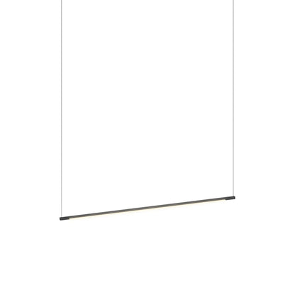 Z-Bar Linear LED Pendant Light in Matte Black (36-Inch).