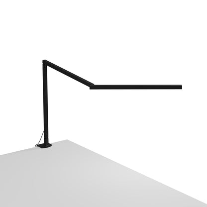 Z-Bar Mini Gen 4 LED Desk Lamp in Matte Black (Two-piece Clamp).