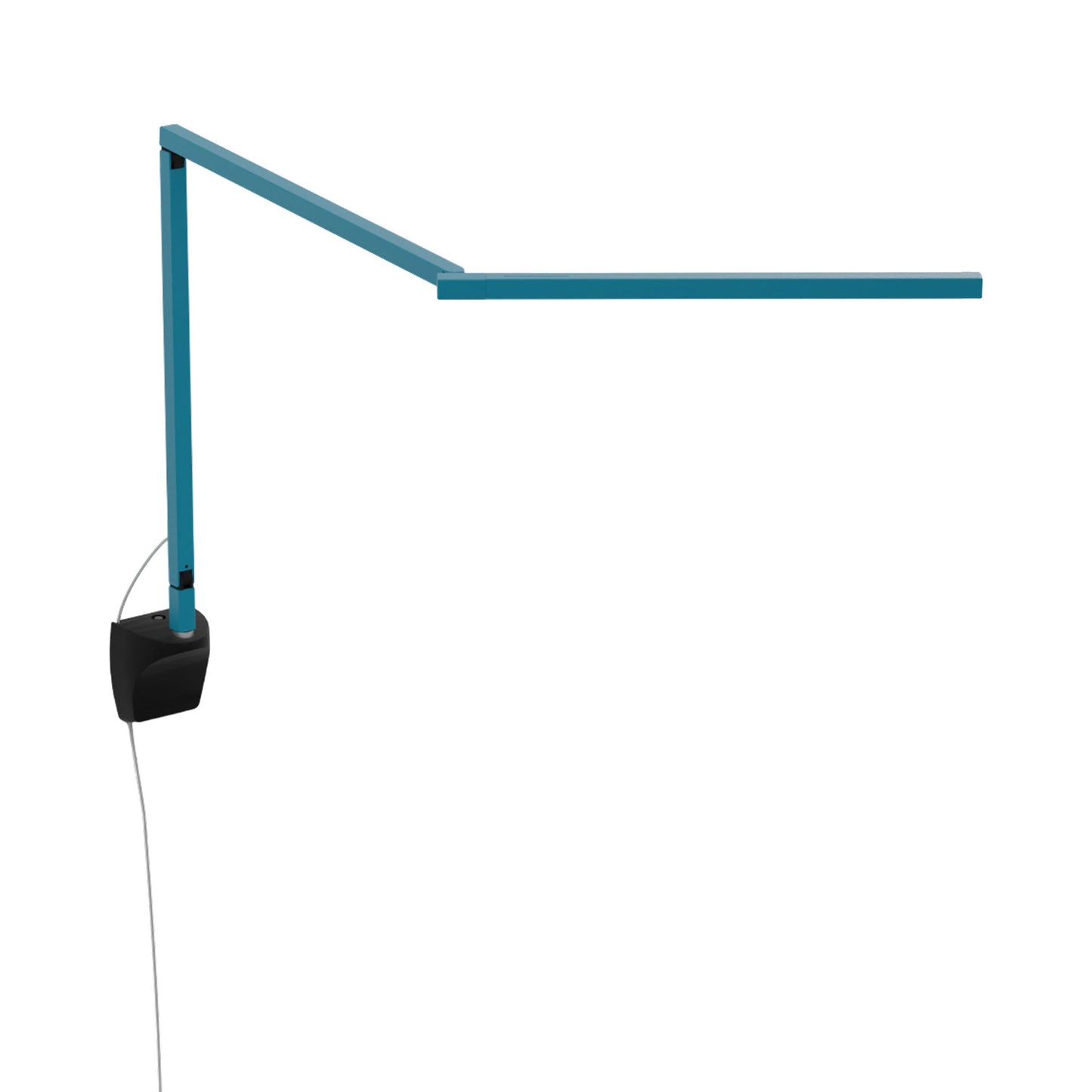 Z-Bar Mini Gen 4 LED Desk Lamp in Koncept Blue (Wall Mount).