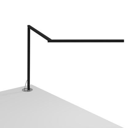 Z-Bar Pro Gen 4 LED Desk Lamp in Matte Black (Grommet Mount).