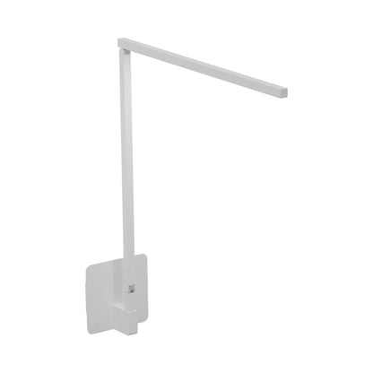Z-Bar Solo Gen 4 LED Desk Lamp in Matte White (Hardwire Wall Mount).