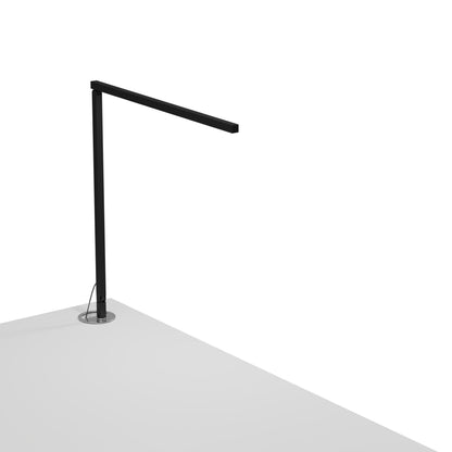 Z-Bar Solo Pro Gen 4 LED Desk Lamp in Matte Black (Grommet Mount).
