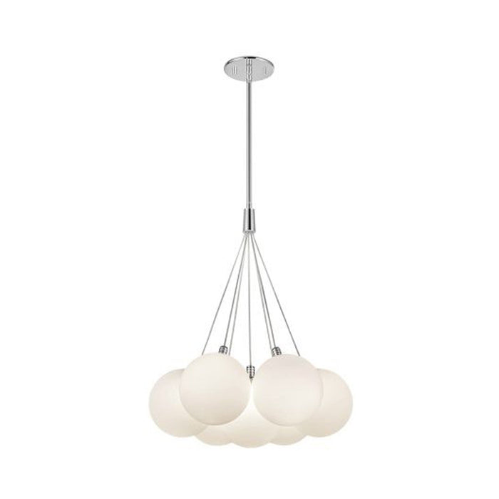 Bolla LED Chandelier in Opal Glass (Small).
