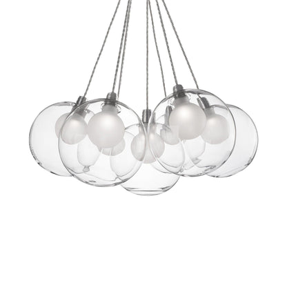 Bolla LED Chandelier in Chrome/Clear (Small).