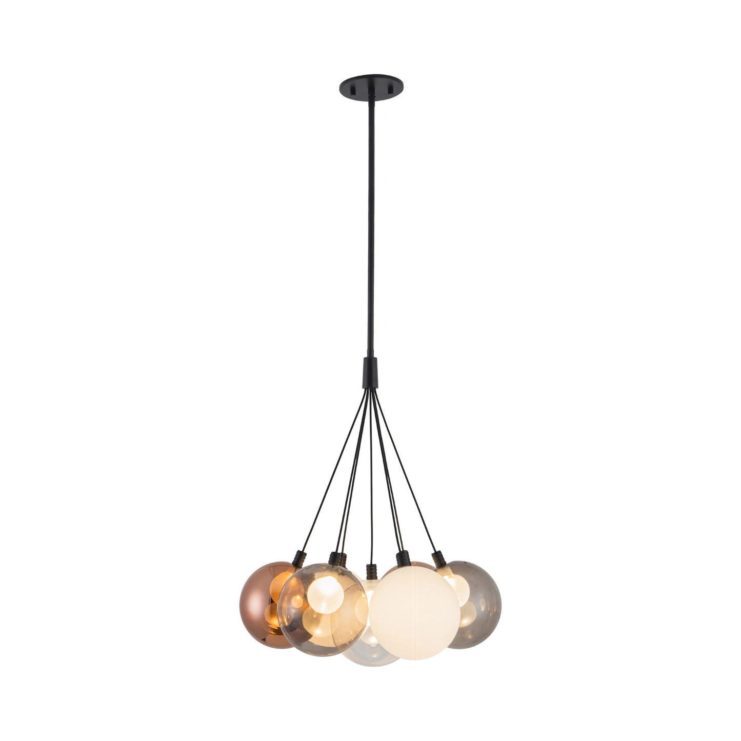Bolla LED Chandelier in Black/Mixed (Small).