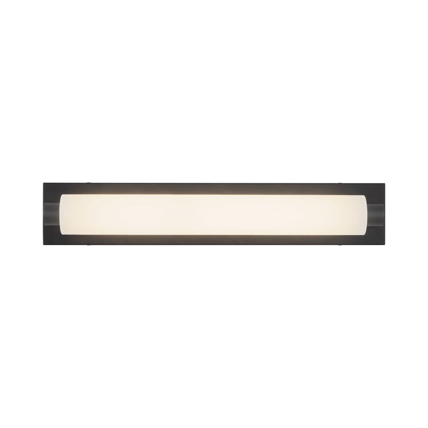 Charleston LED Bath Vanity Light in Black (24-Inch).