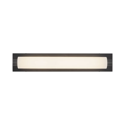 Charleston LED Bath Vanity Light in Black (24-Inch).