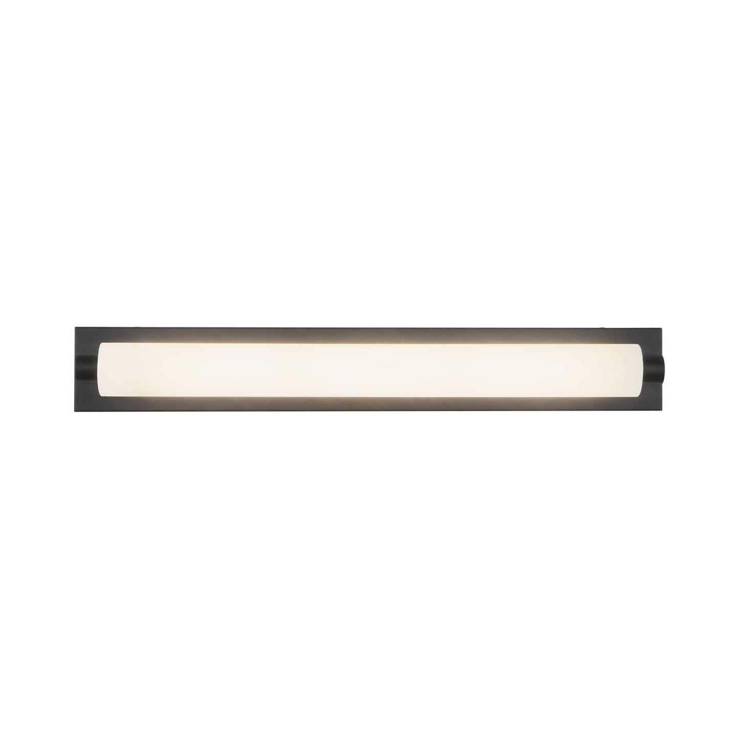 Charleston LED Bath Vanity Light in Black (31-Inch).