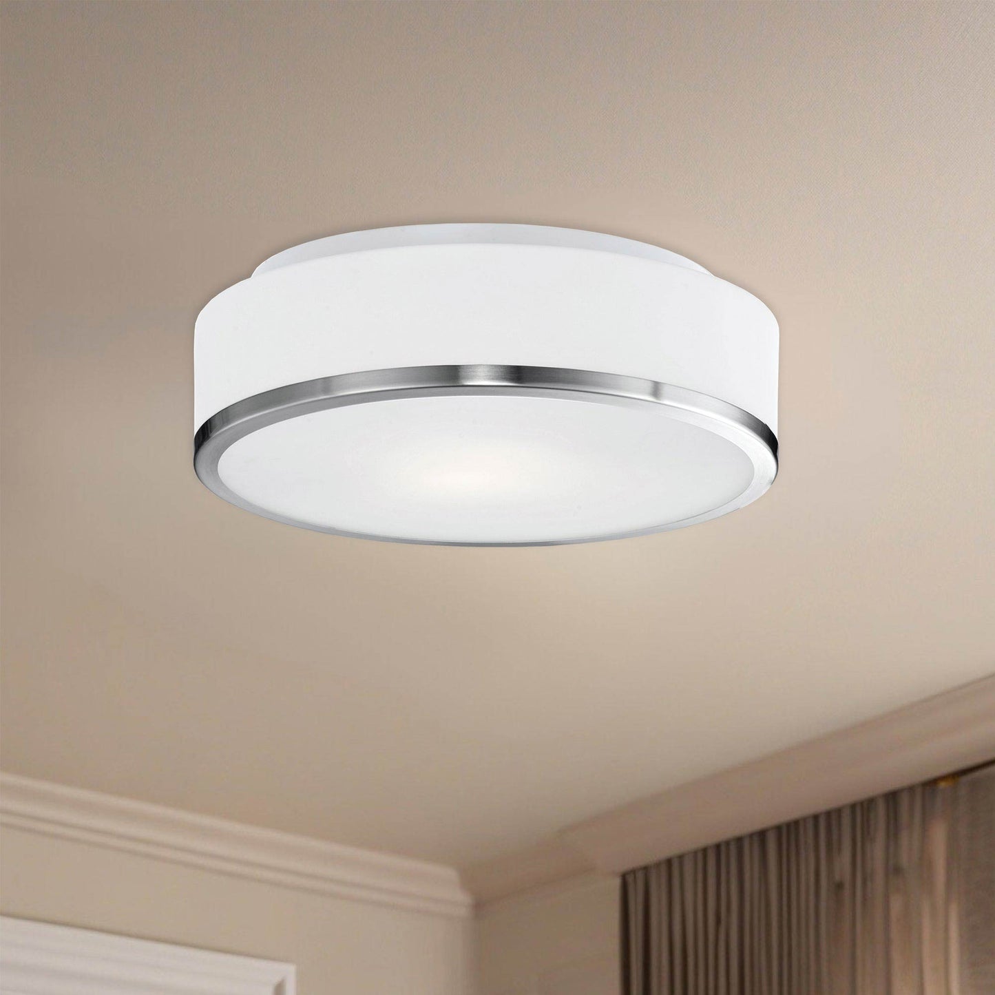 Charlie Flush Mount Ceiling Light in Detail.