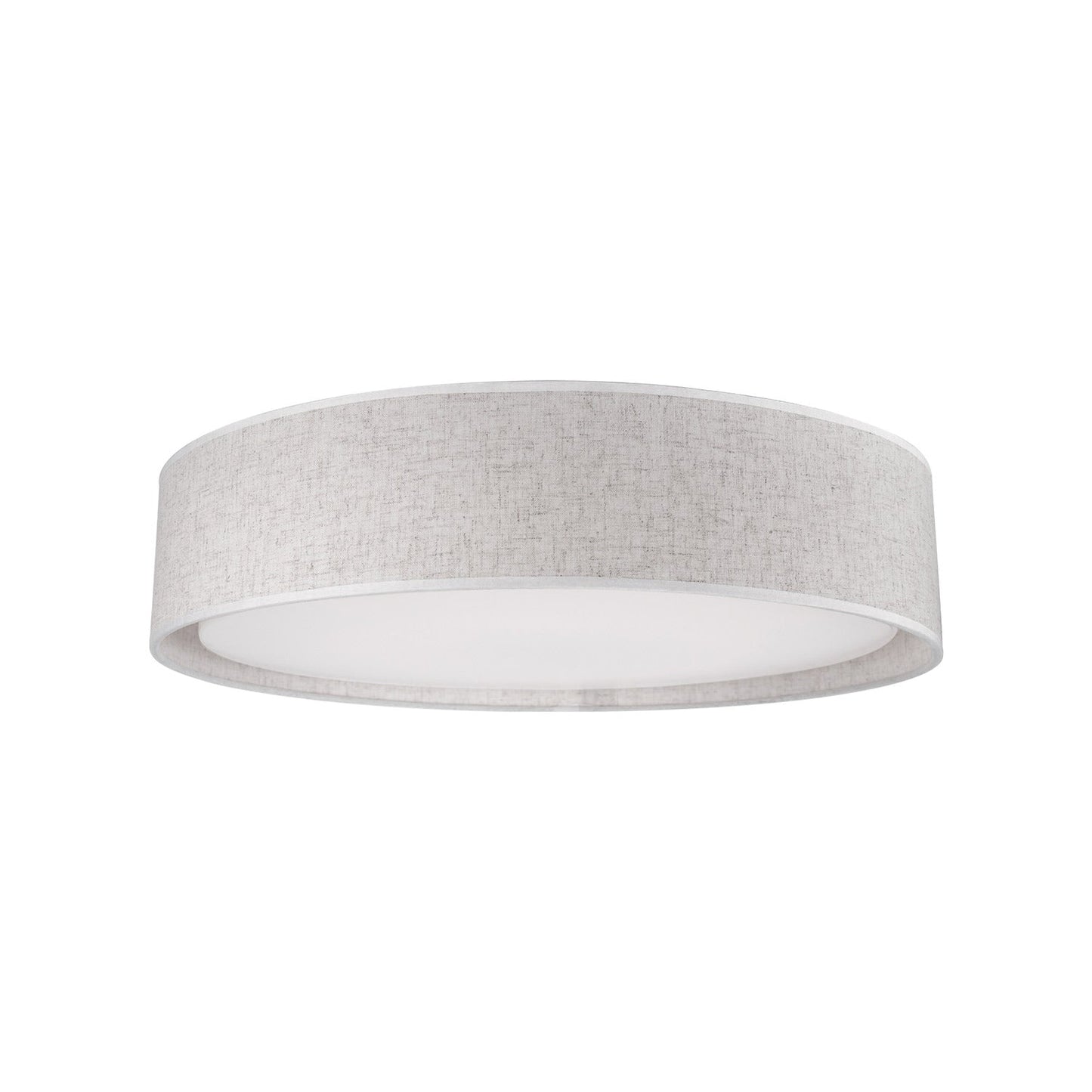 Dalton LED Flush Mount Ceiling Light in Beige (Small).