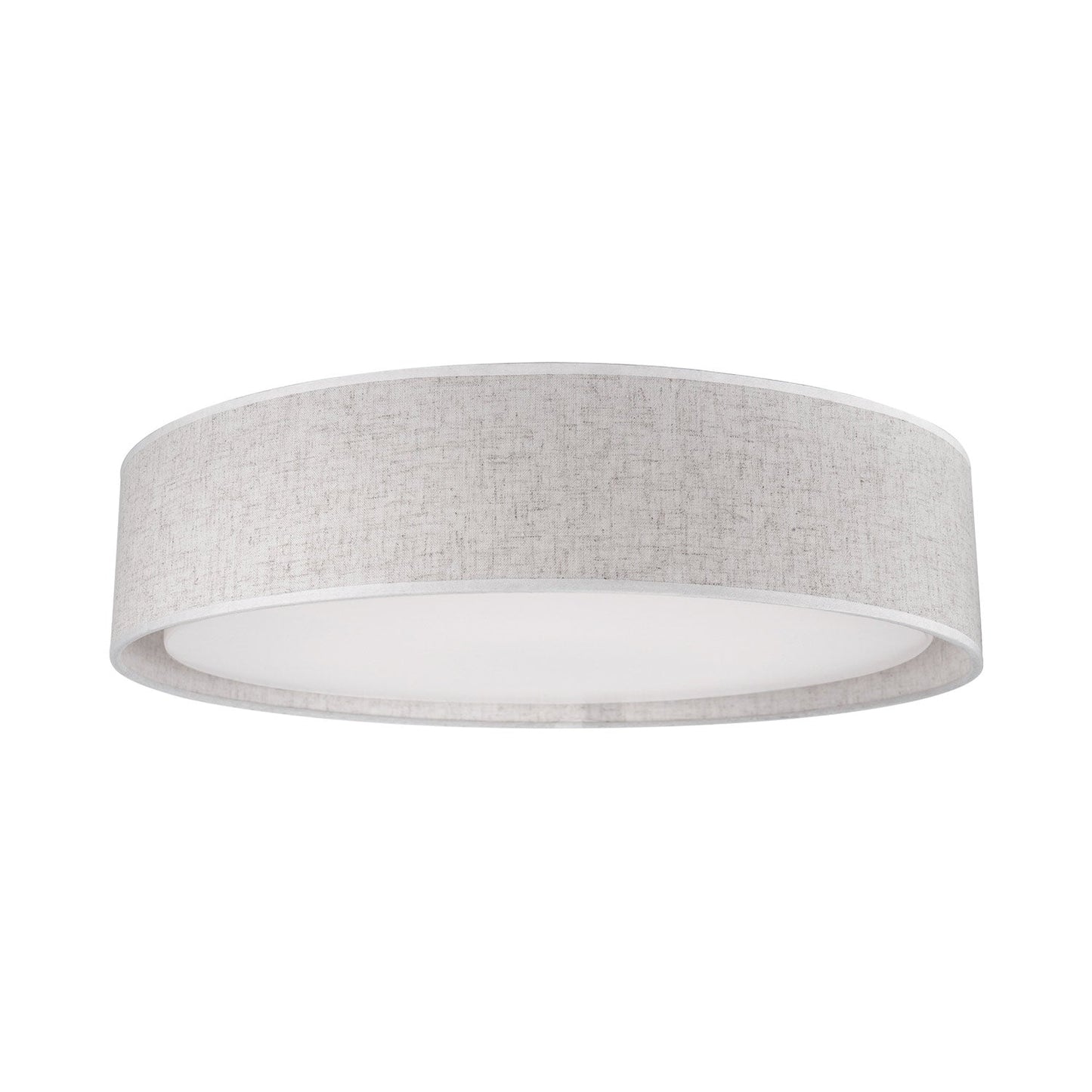 Dalton LED Flush Mount Ceiling Light in Beige (Large).