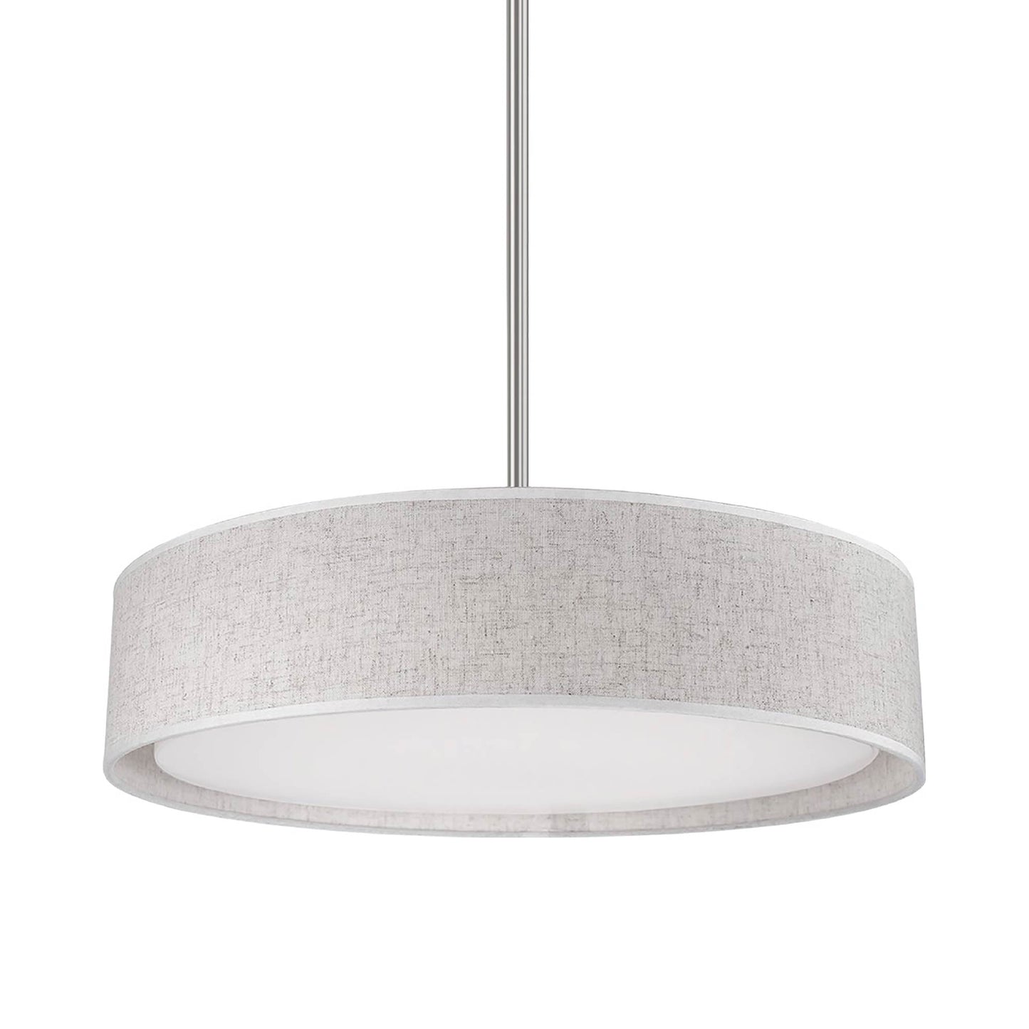 Dalton LED Pendant Light in Beige (Large).