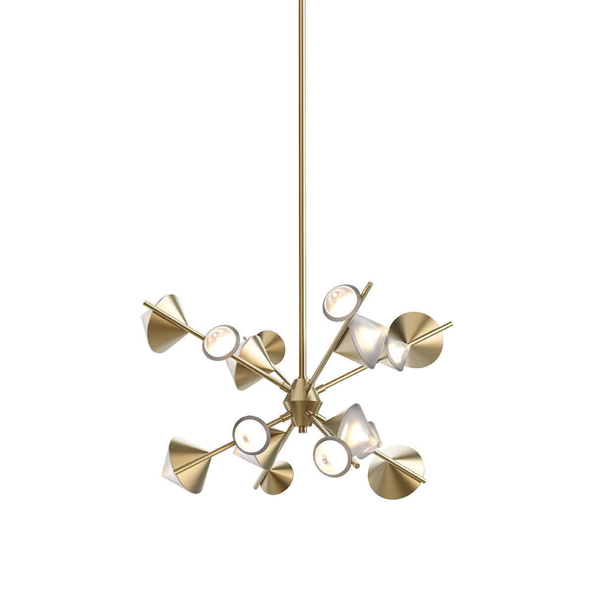 Geode LED Chandelier in Detail.