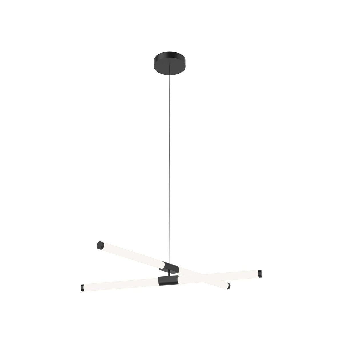Akari LED Pendant Light in Black (35.5-Inch).