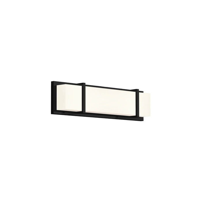 Alberni LED Vanity Wall Light in Black (20.13-Inch).