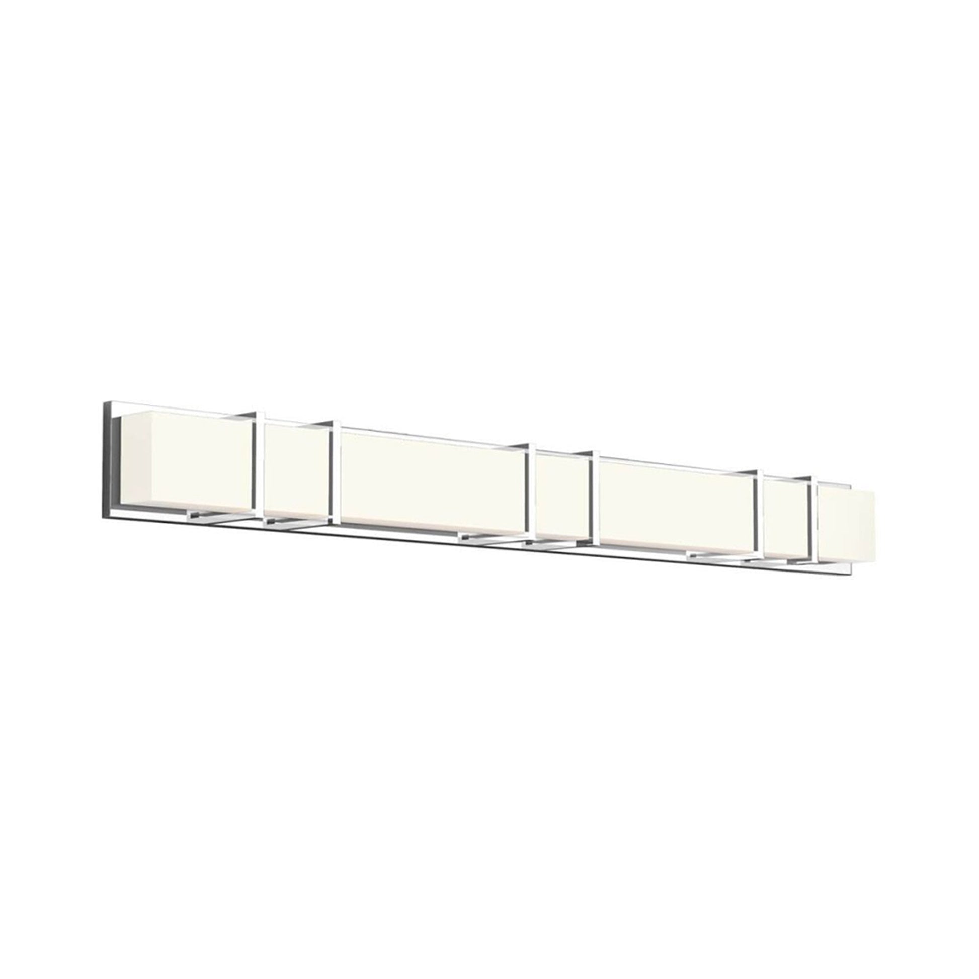 Alberni LED Vanity Wall Light in Chrome (50-Inch).