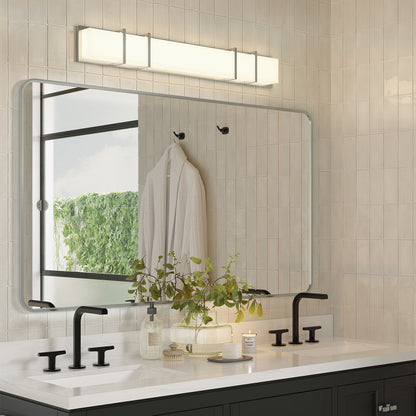 Alberni LED Vanity Wall Light in bathroom.