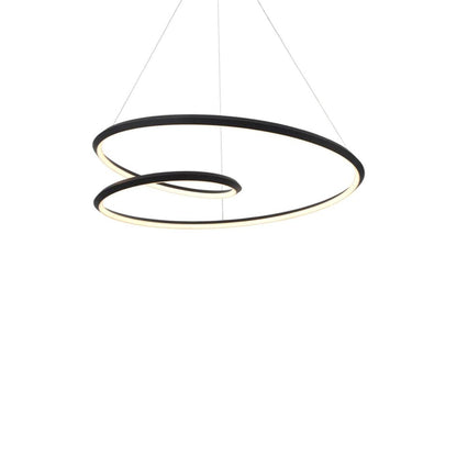 Ampersand LED Pendant Light in Black (Small).