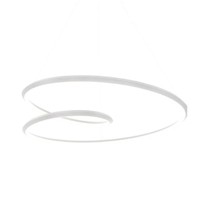 Ampersand LED Pendant Light in White (Large).