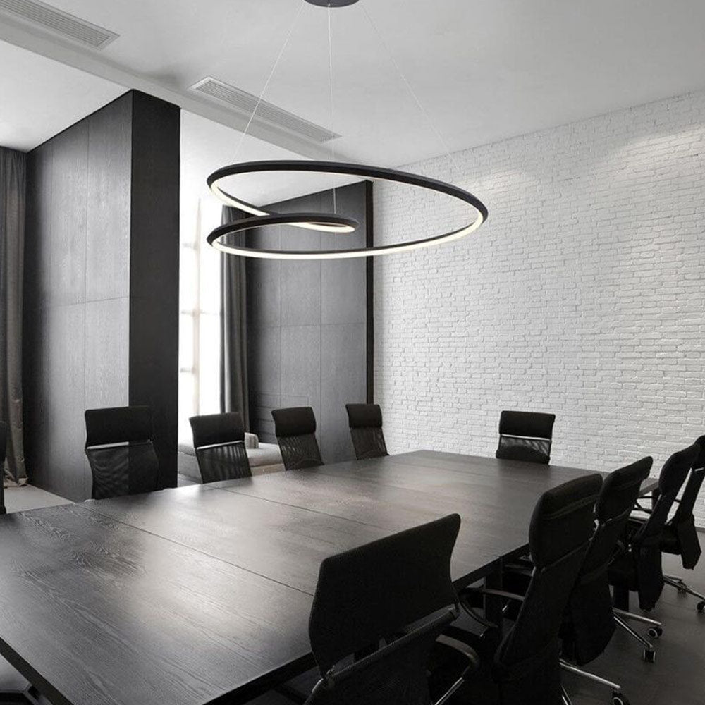 Ampersand LED Pendant Light in office.