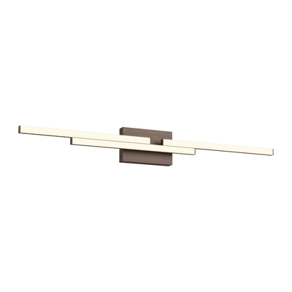 Anello Minor LED Bath Vanity Light in Walnut (38-Inch).