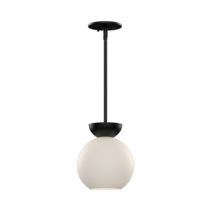 Arcadia Pendant Light in Black/Opal.