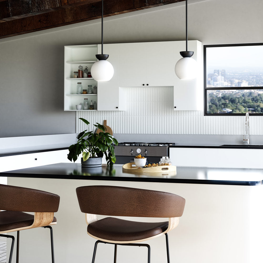 Arcadia Pendant Light in kitchen.