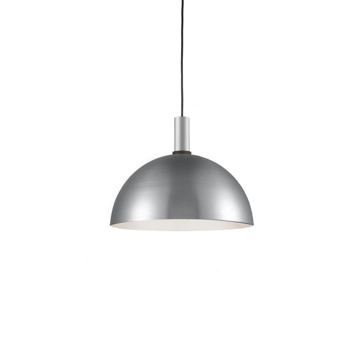 Archibald Pendant Light in Brushed Nickel/Black (Small).