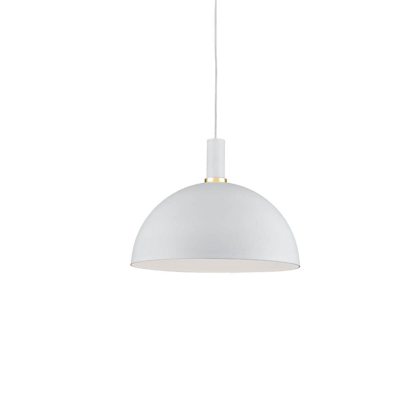 Archibald Pendant Light in White/Gold (Small).